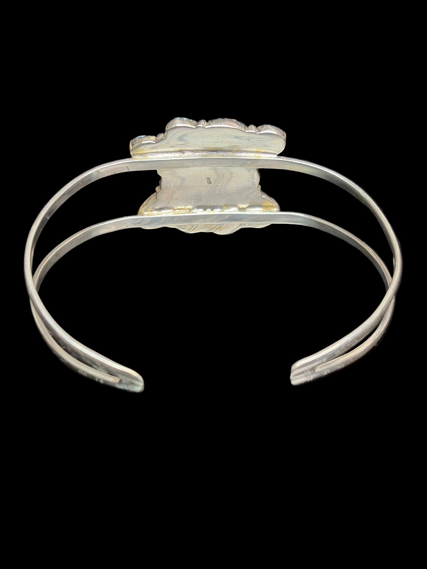 Golden Hills & Pink Conch Statement Cuff
