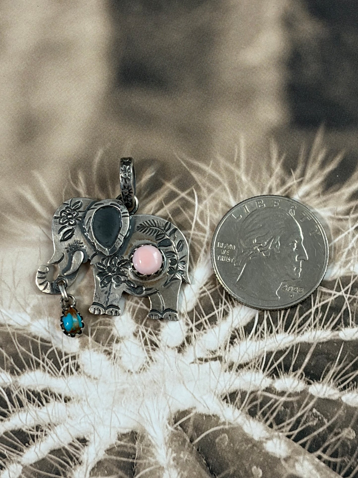 Handcrafted Elephant Pendant