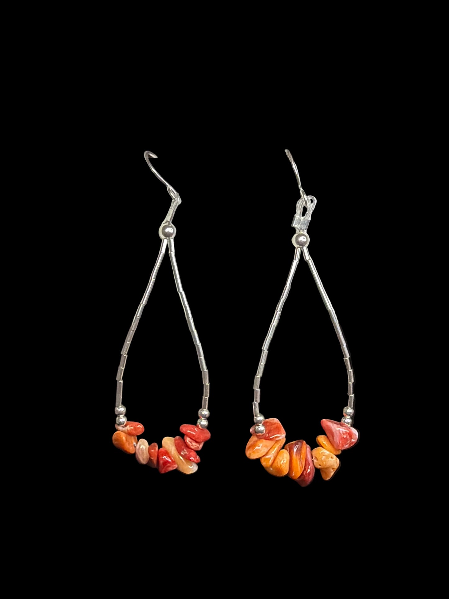 Spiny & Liquid Silver Earrings
