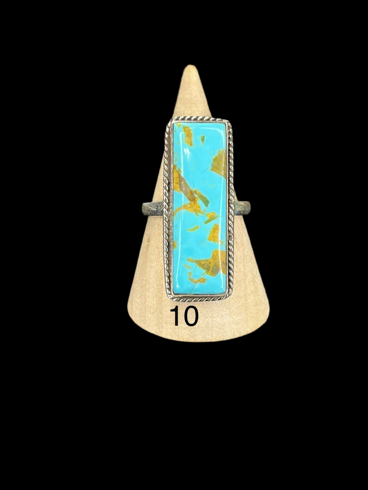 Arizona Turquoise Bar Rings - sizes 5-12