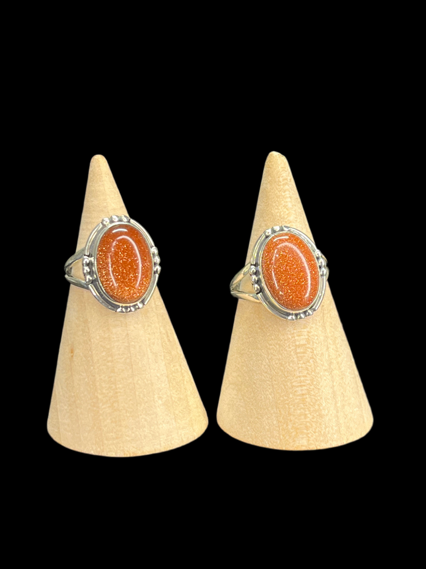 Goldstone Sterling Silver Rings