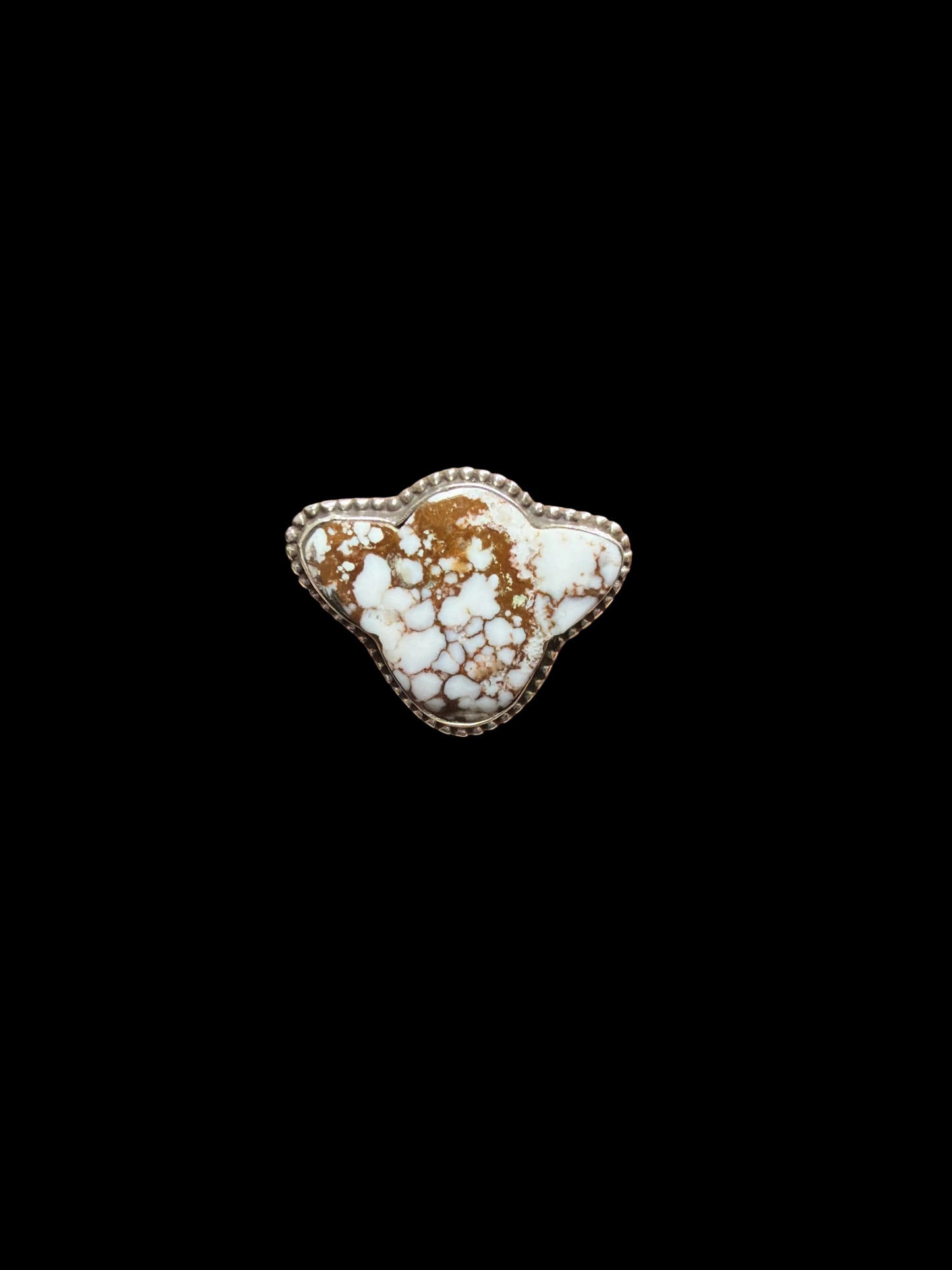 Wild Horse Jasper Cow Head Rings