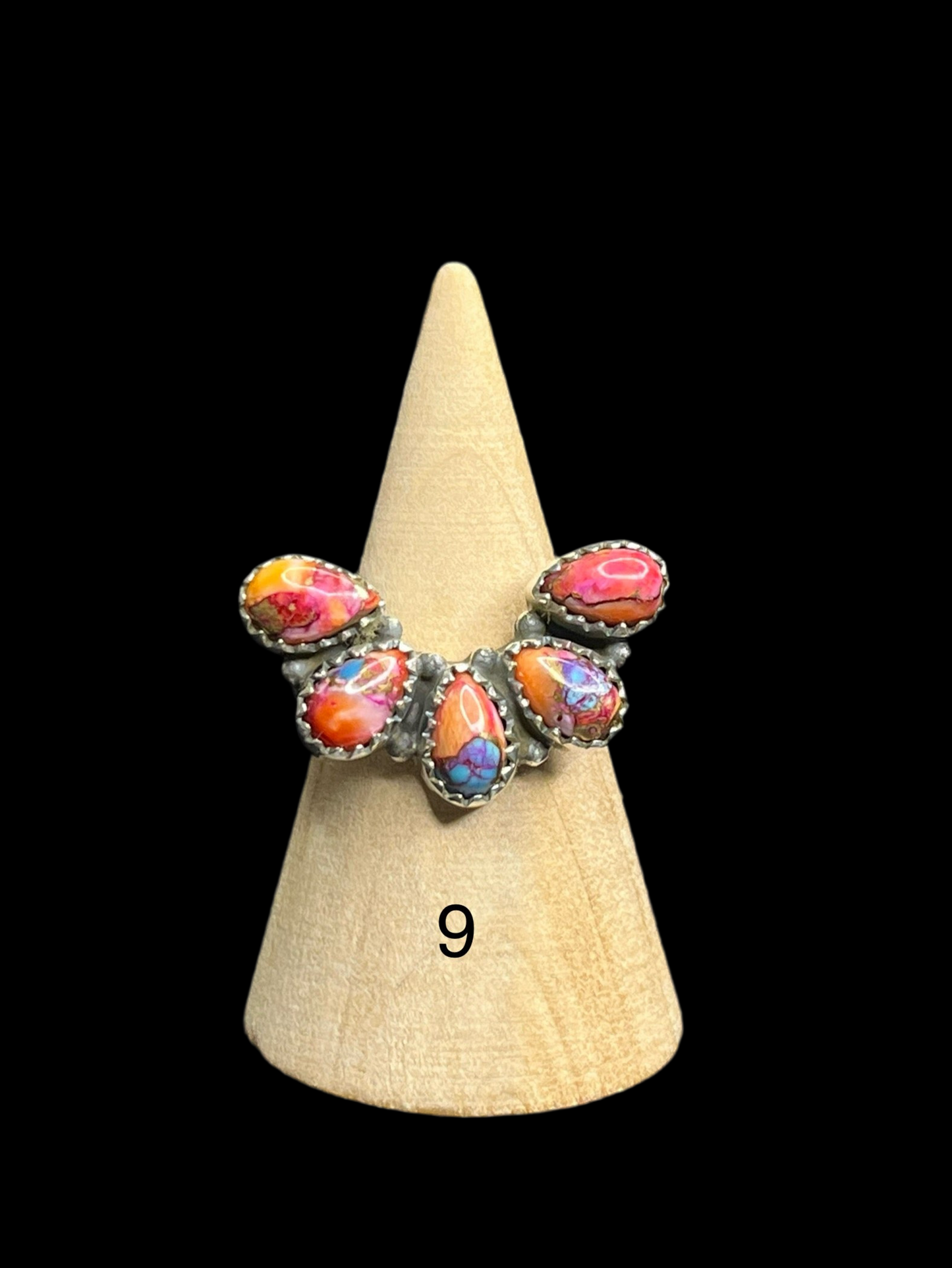 Pink Dahlia Mini-Naja Rings