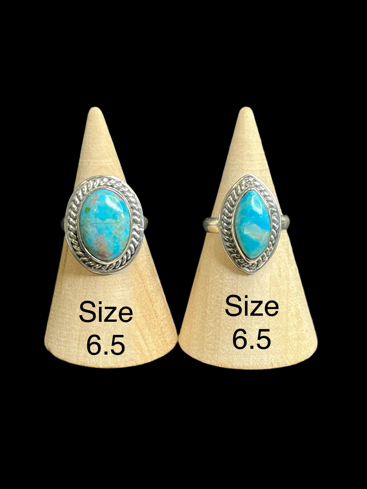 Mojave Turquoise Sterling Silver Rings