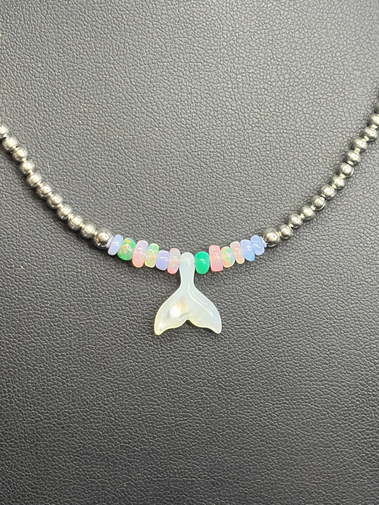 Opal Tide Mermaid Necklace
