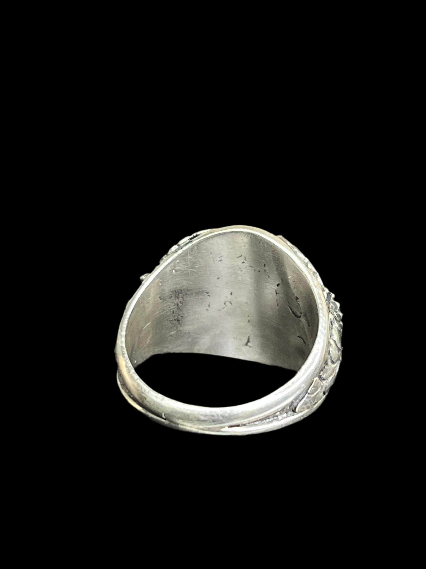 Handcrafted Orange Spiny Ring - size 9.5