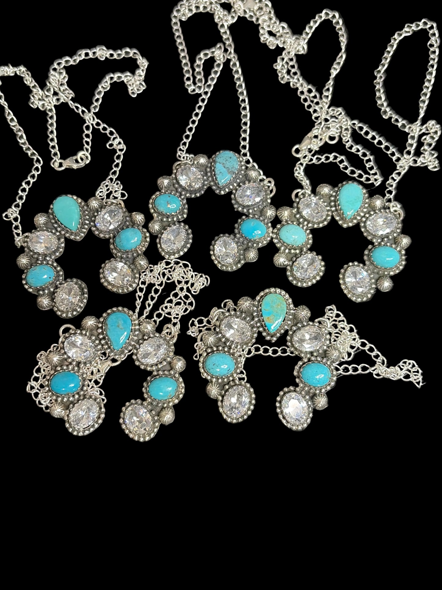 Southwest Sparkle Naja Style Necklace (see description)
