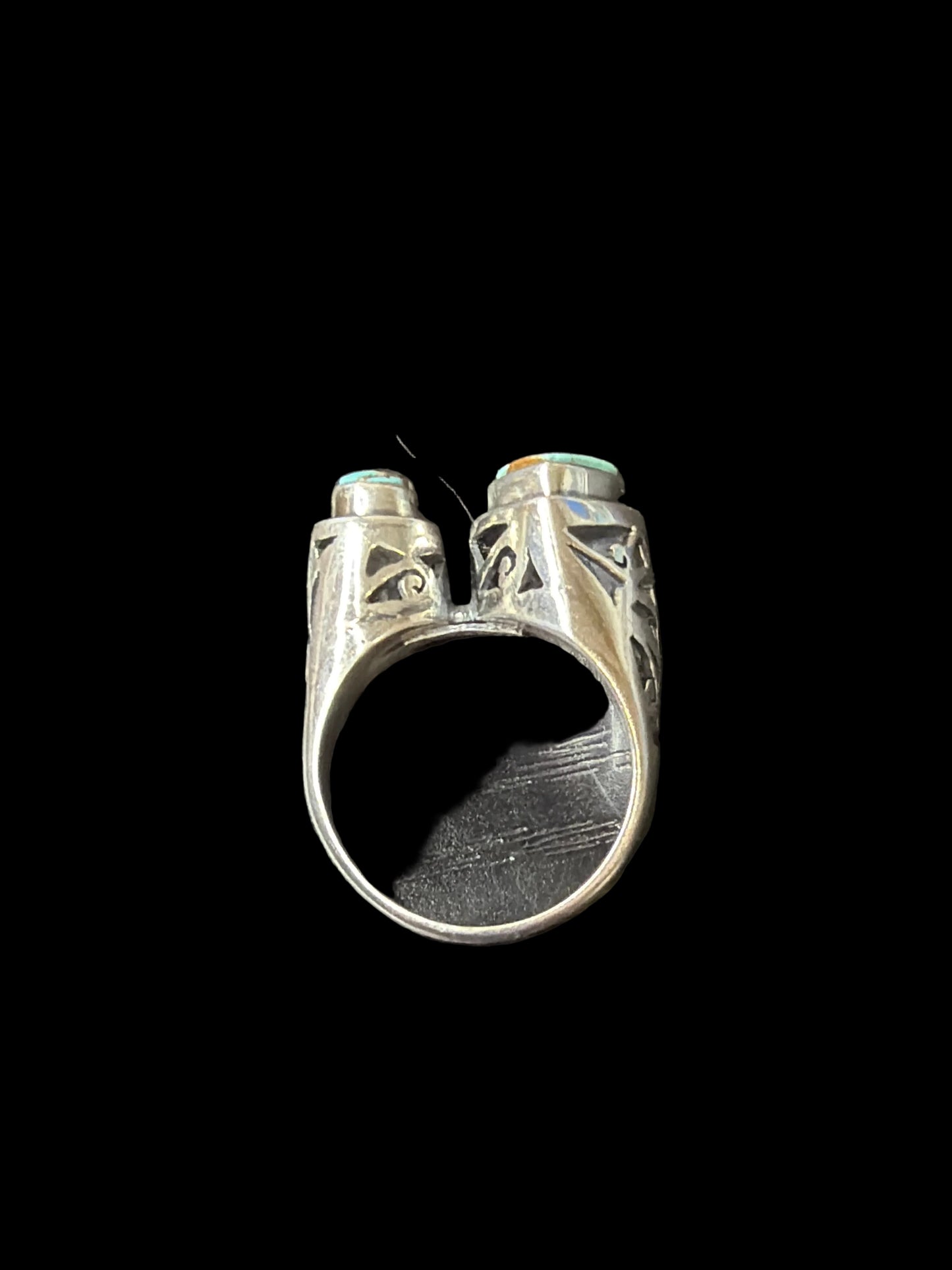 Intricate Handcrafted Mine 8 Ring - size 8.5
