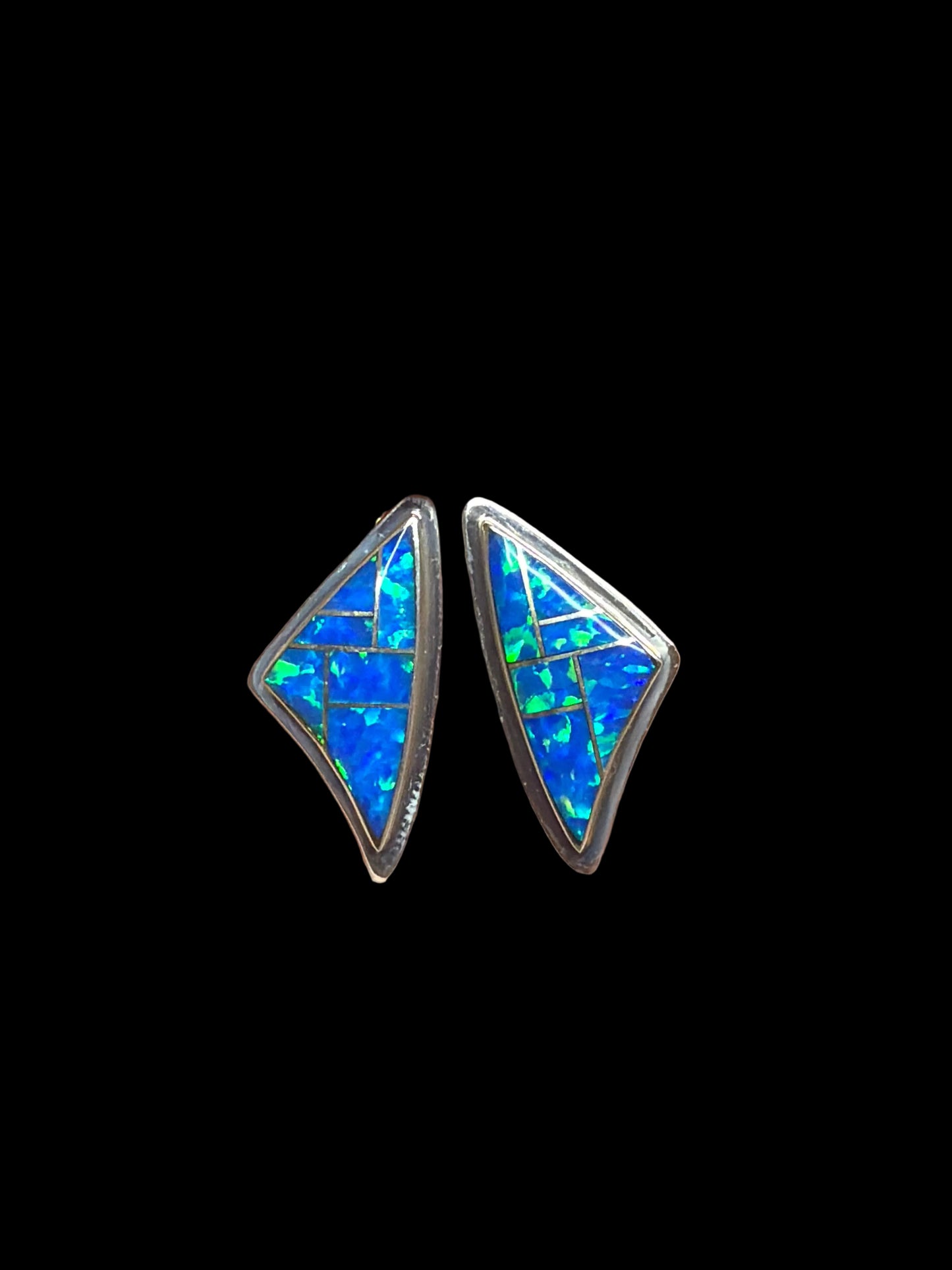 Blue Lab Opal Inlay Set
