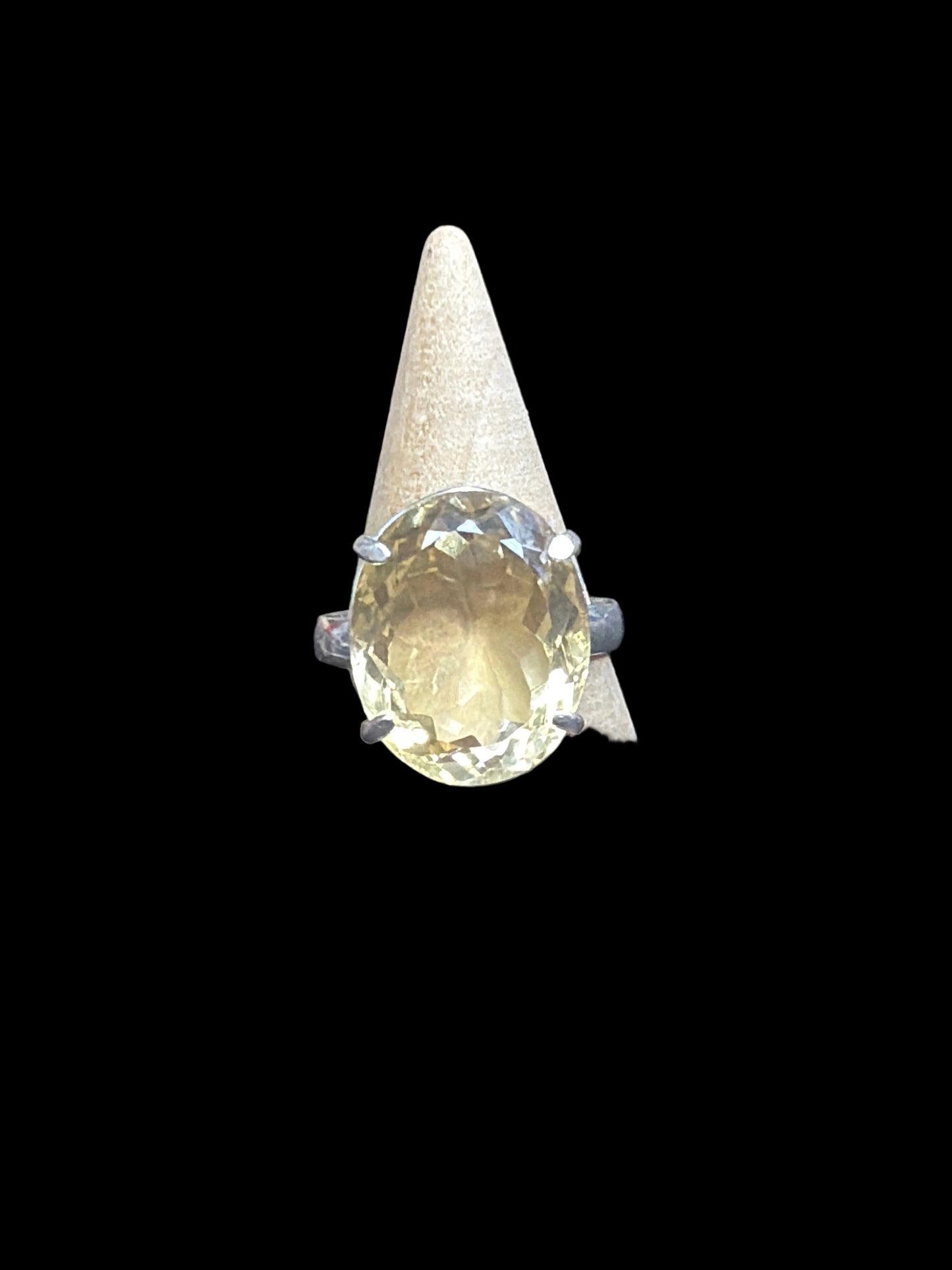 High Grade Citrine Sterling Silver Rings