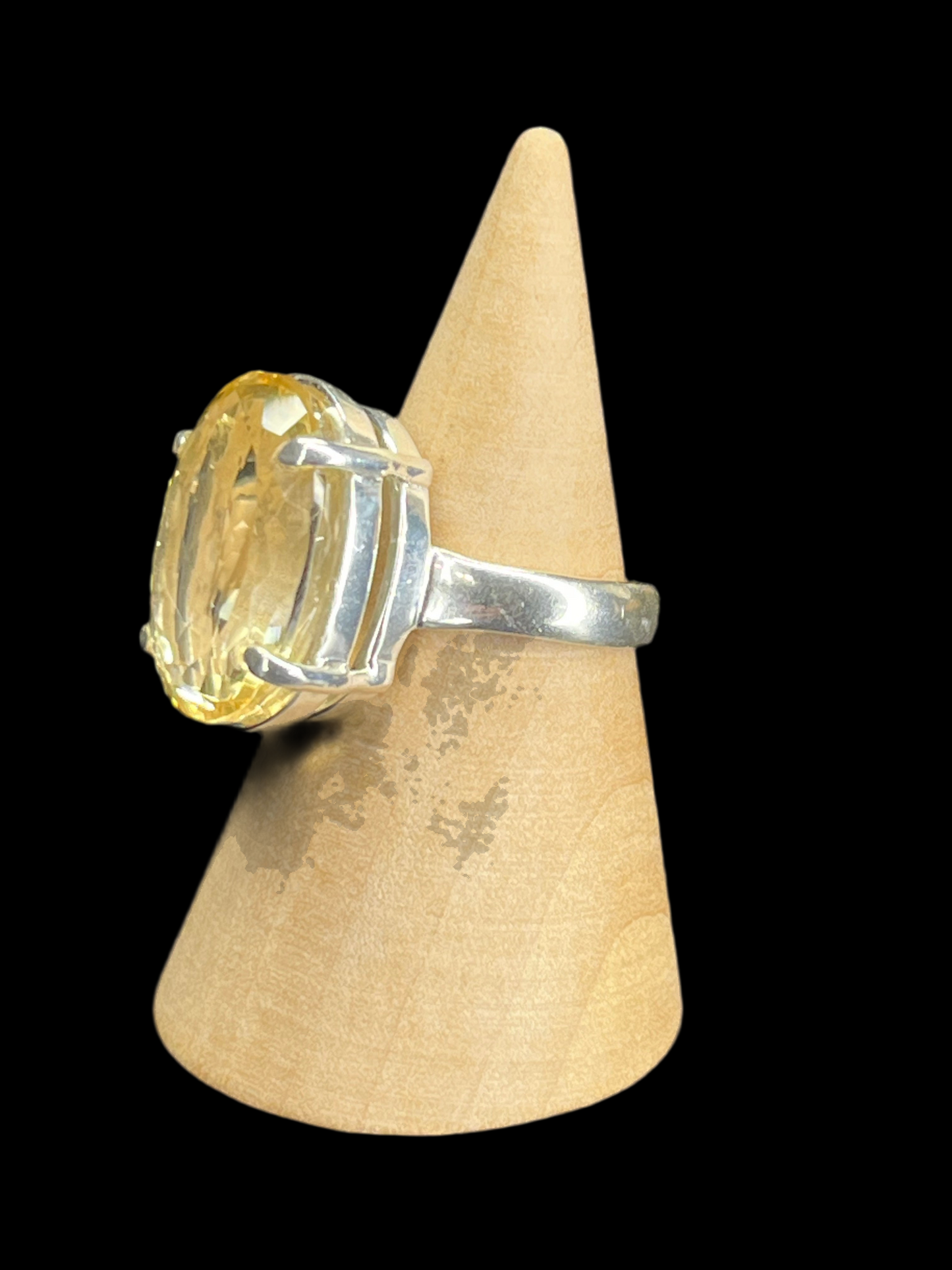 High Grade Citrine Sterling Silver Rings
