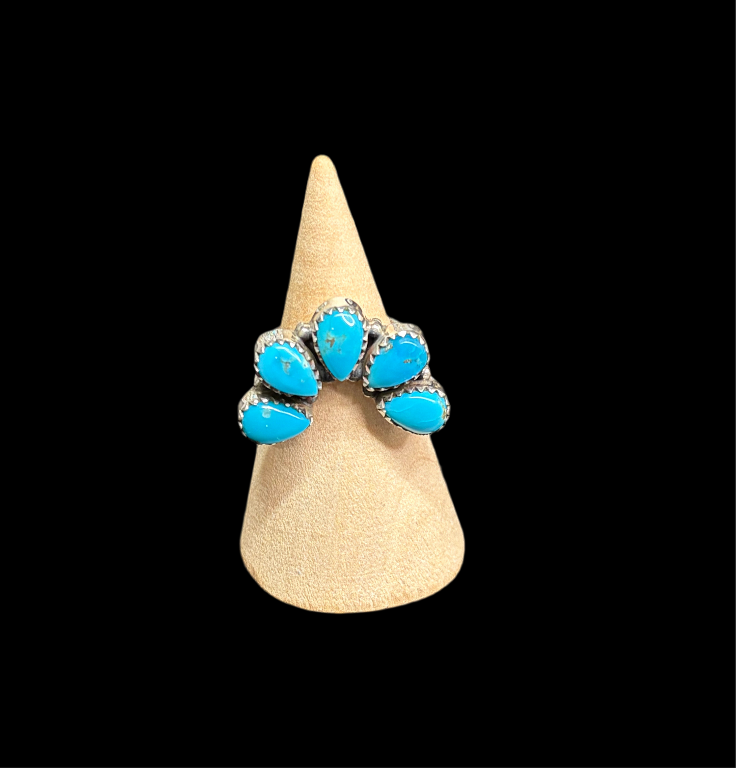 Kingman Turquoise Naja Rings