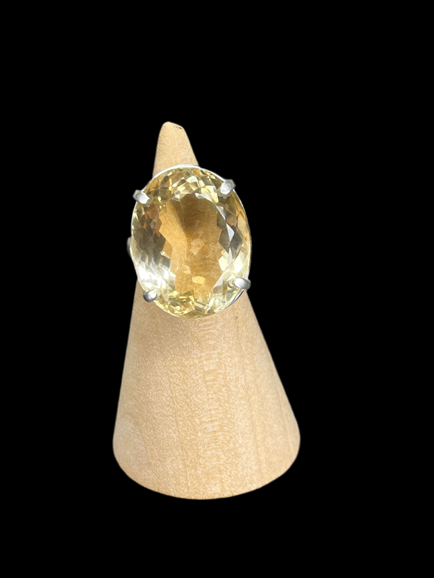 High Grade Citrine Sterling Silver Rings