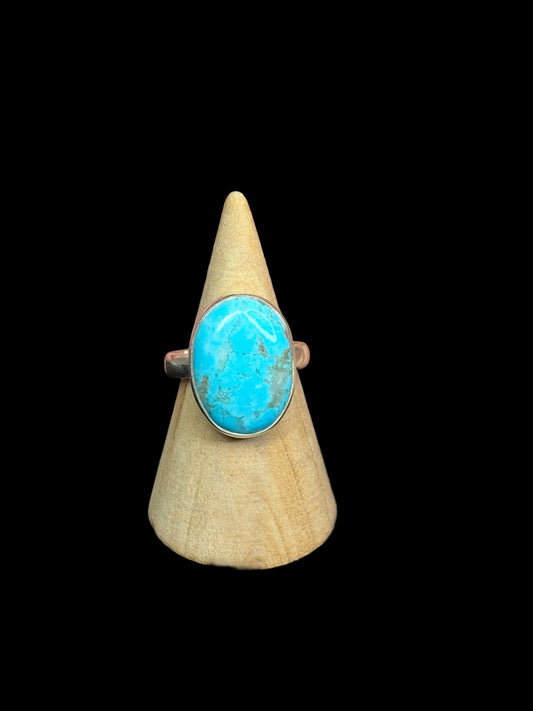 Kingman Turquoise Ring - Adjustable