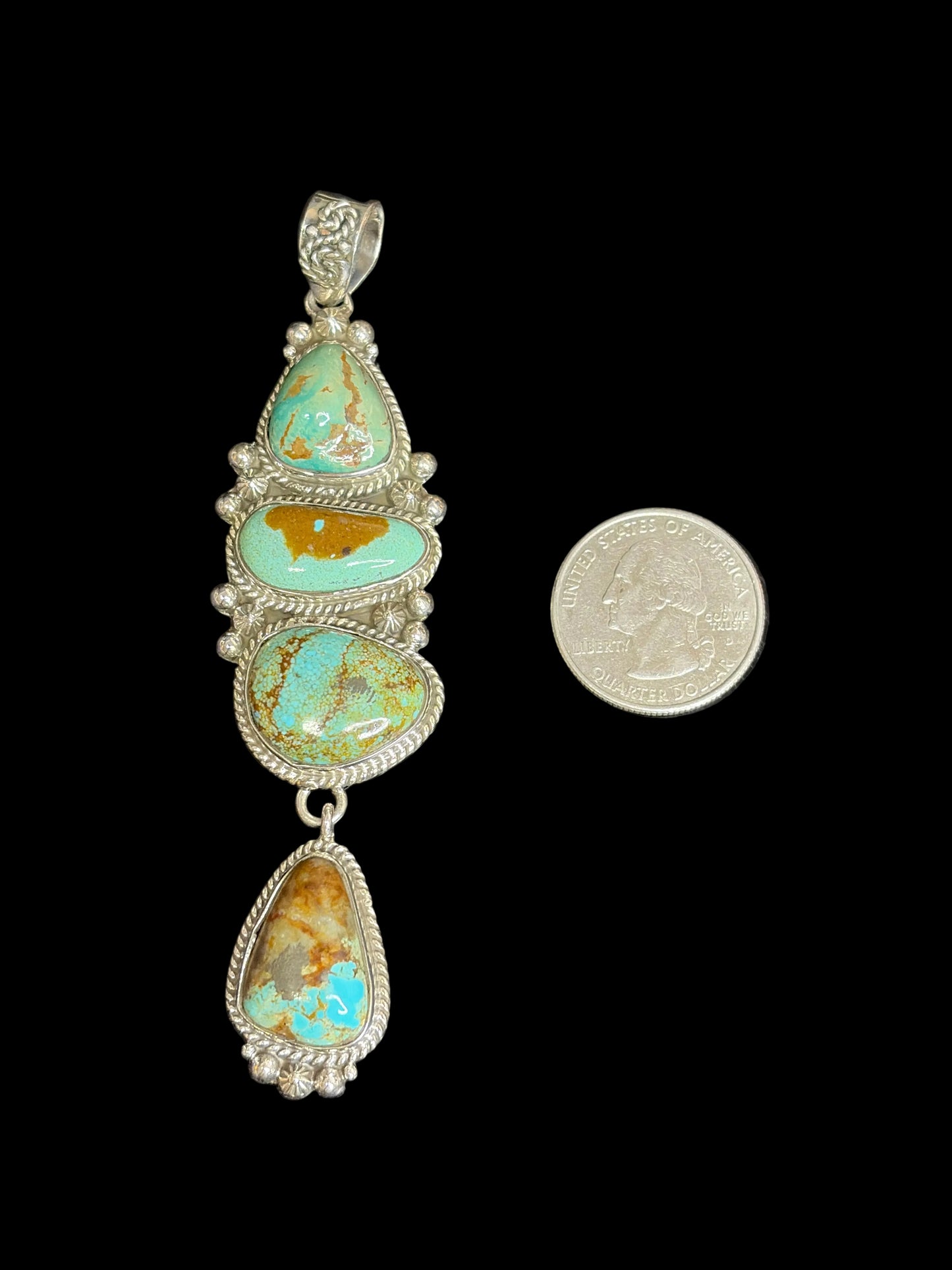 Mine 8 Turquoise Statement Pendant