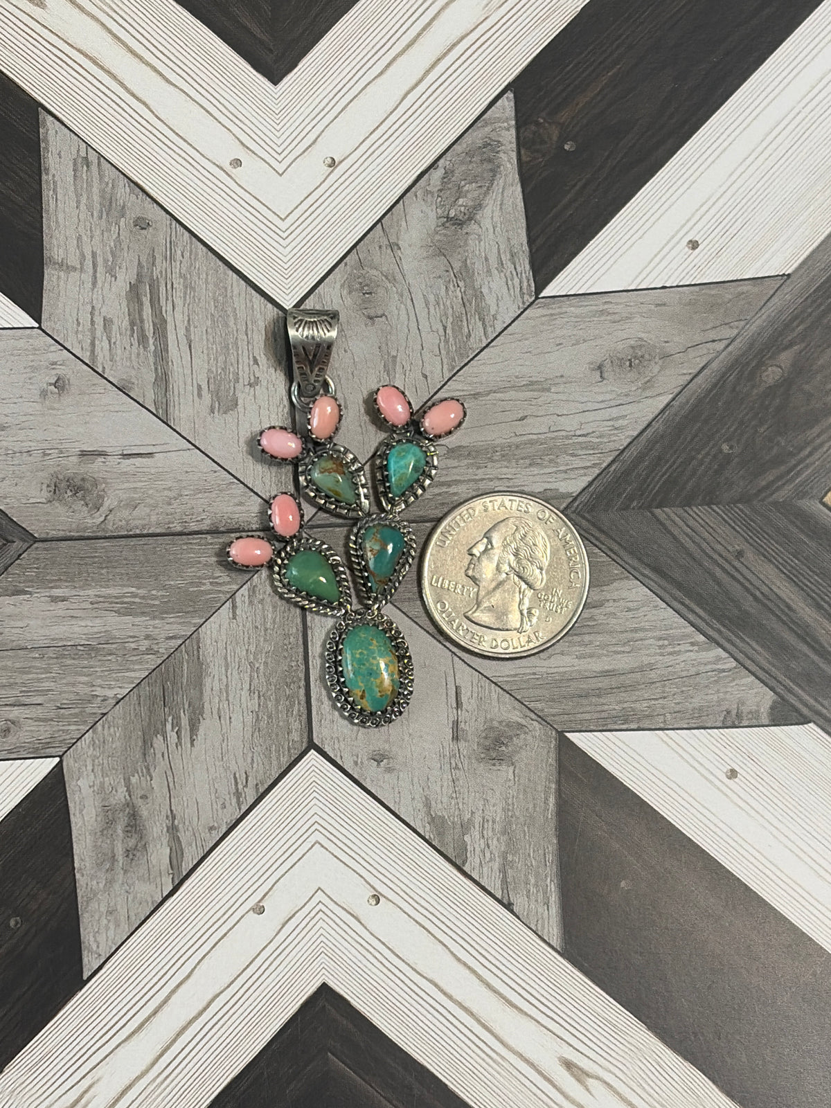 Handcrafted Cactus Pendant