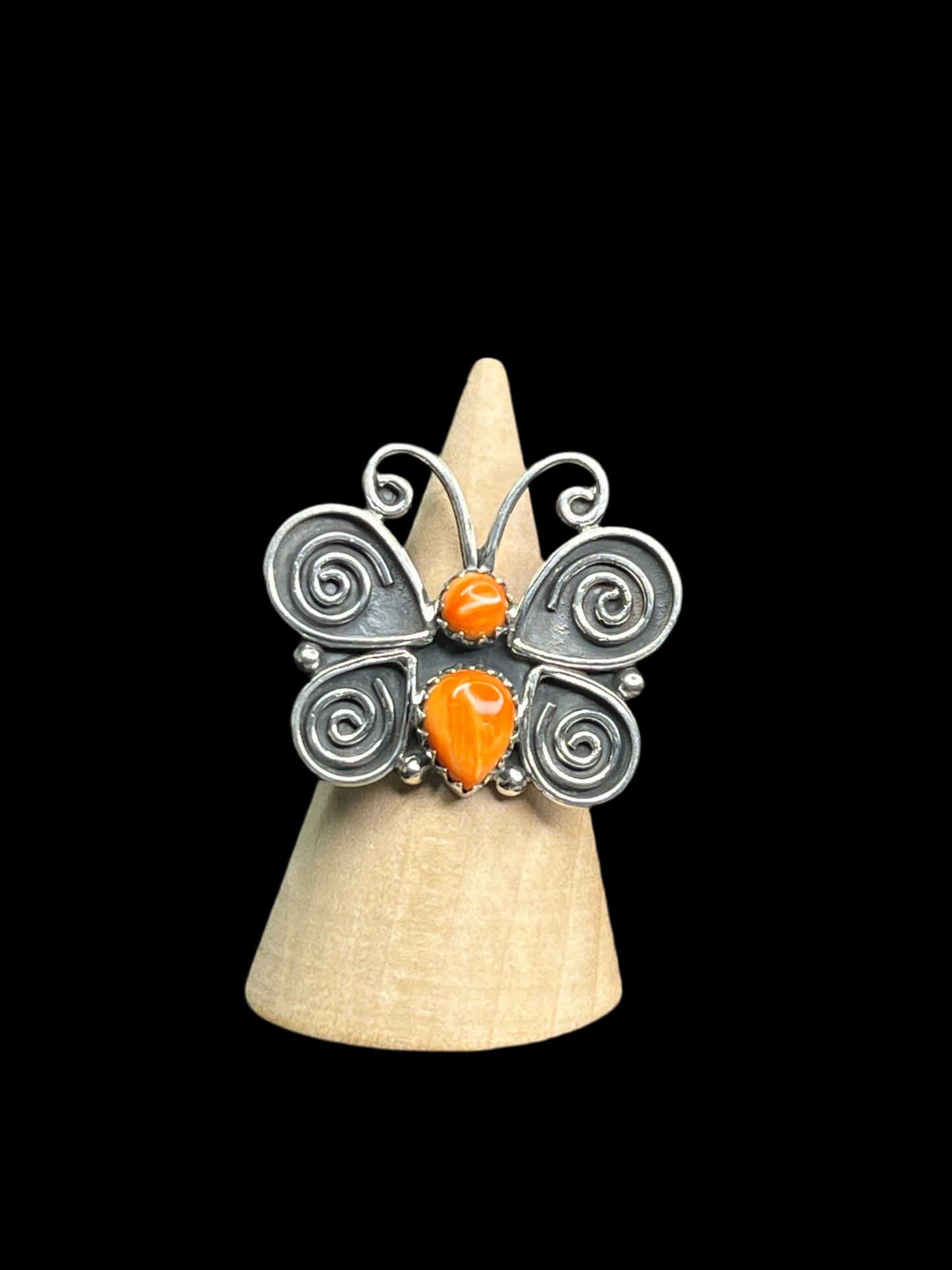 Handcrafted Butterfly Rings