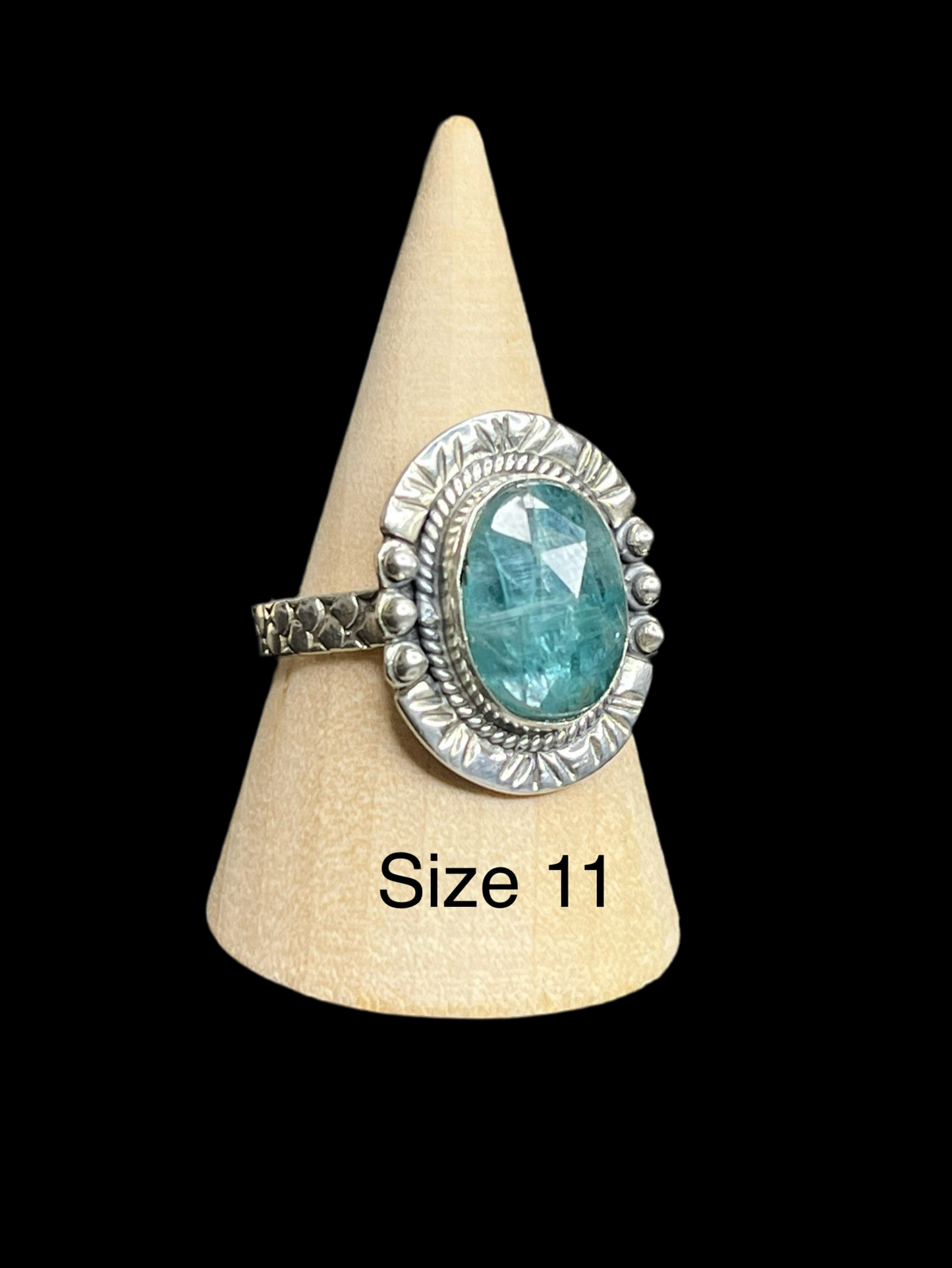 Mermaid Kyanite Rings - sizes 5-12