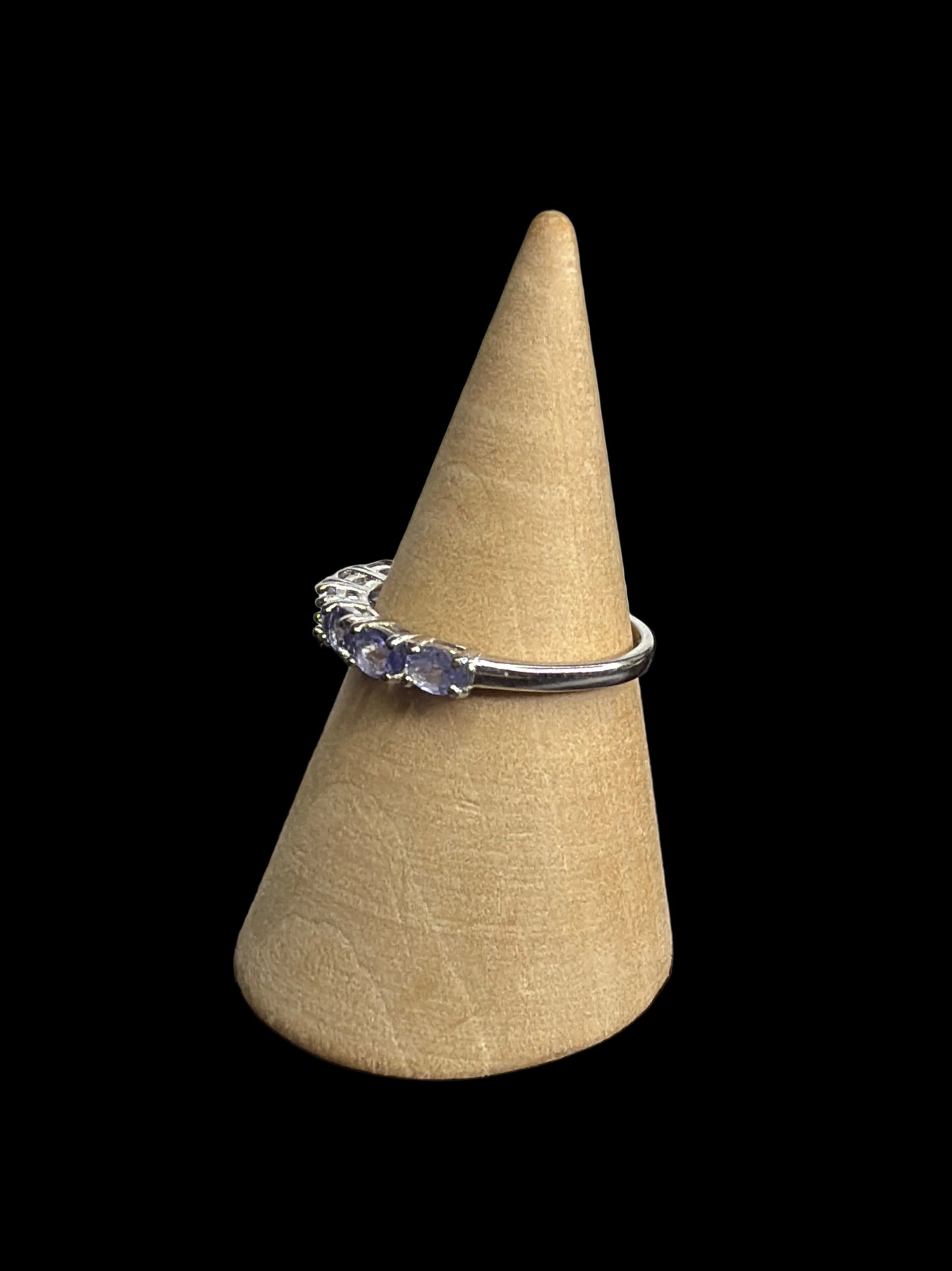 Natural Tanzanite Multi-Stone Band - size 7.5