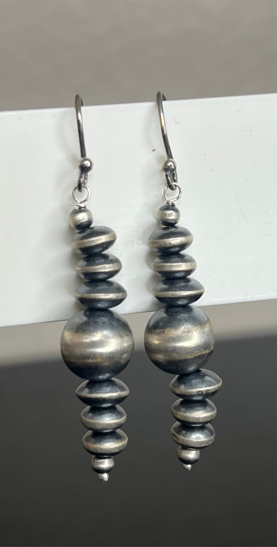 Sterling Silver Desert Bead Earrings