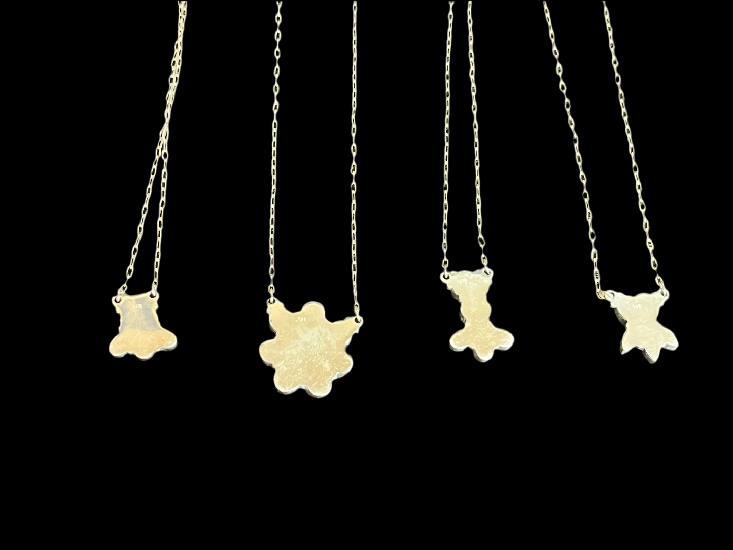 Aurora Opal Sterling Silver Necklaces