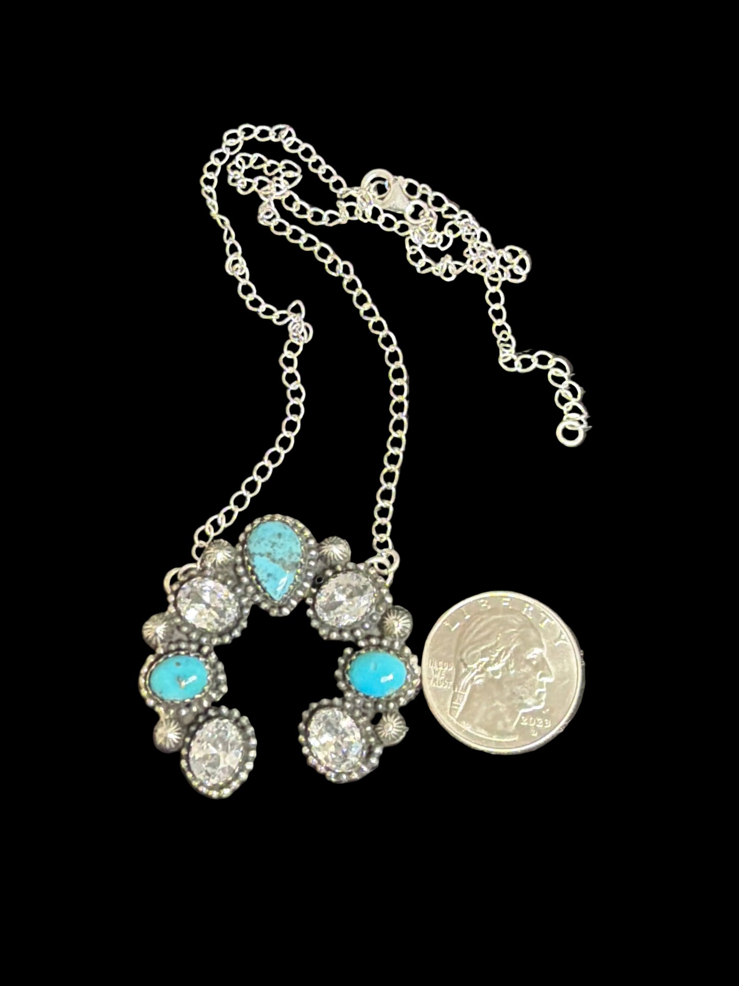 Southwest Sparkle Naja Style Necklace (see description)