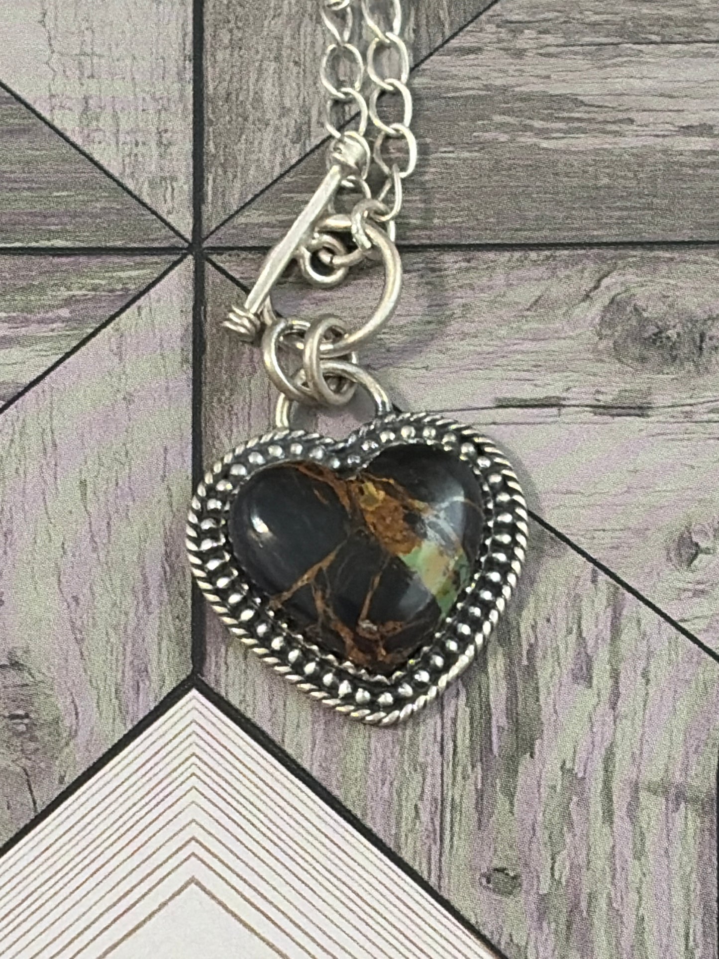 Blackjack Turquoise Toggle Necklace