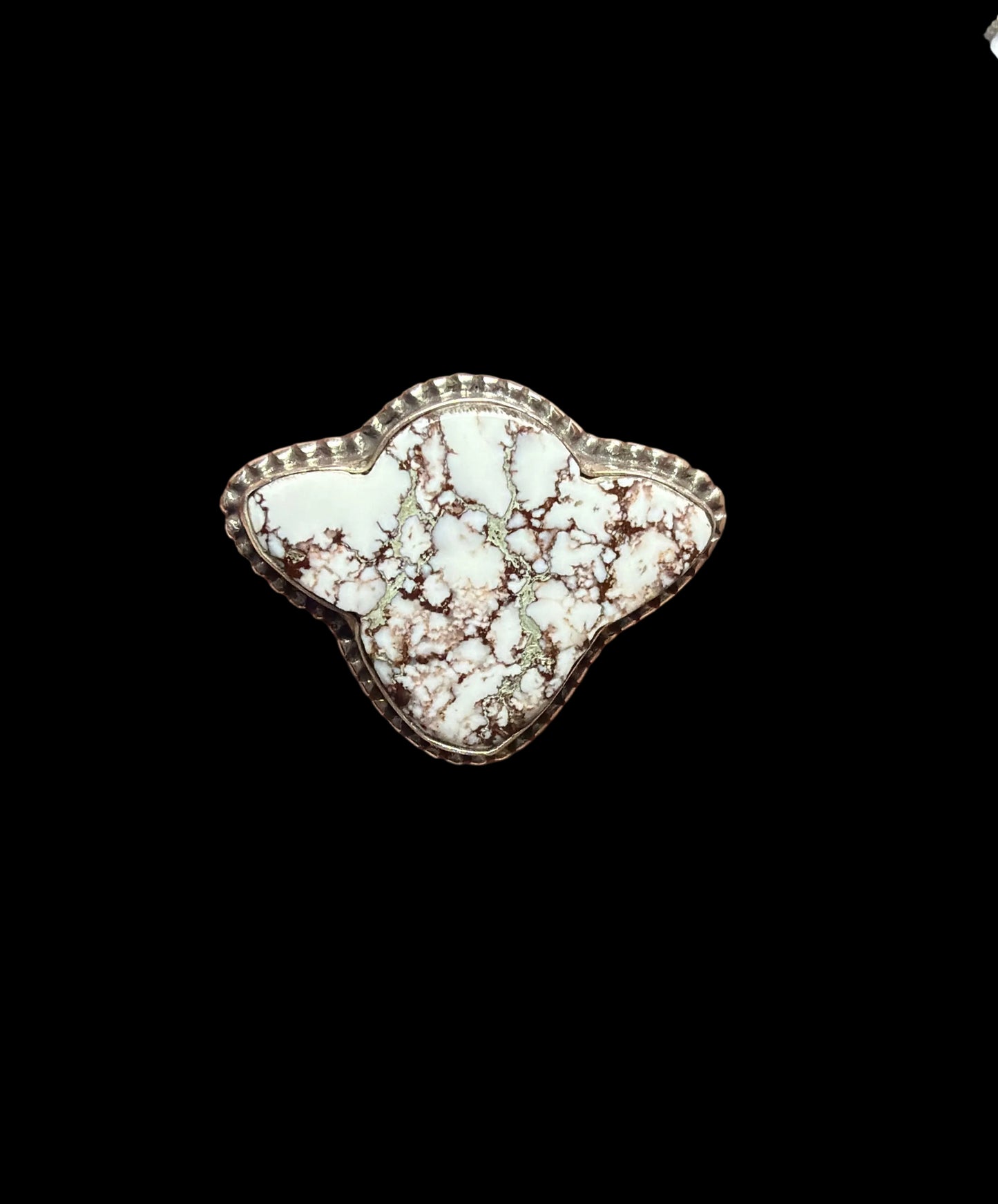 Wild Horse Jasper Cow Head Rings