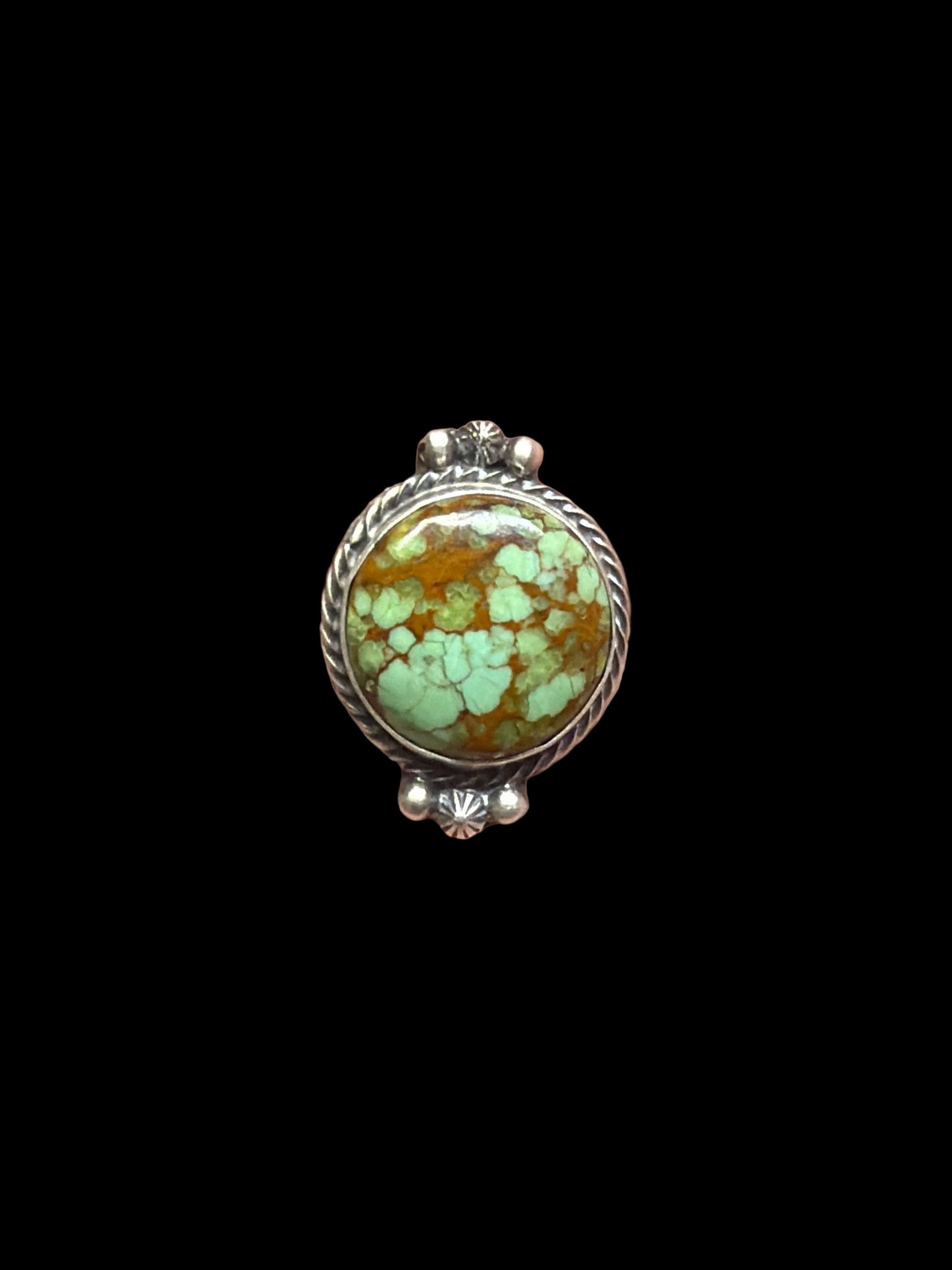 Navajo - Sheila Tso - Turquoise Ring - size 8
