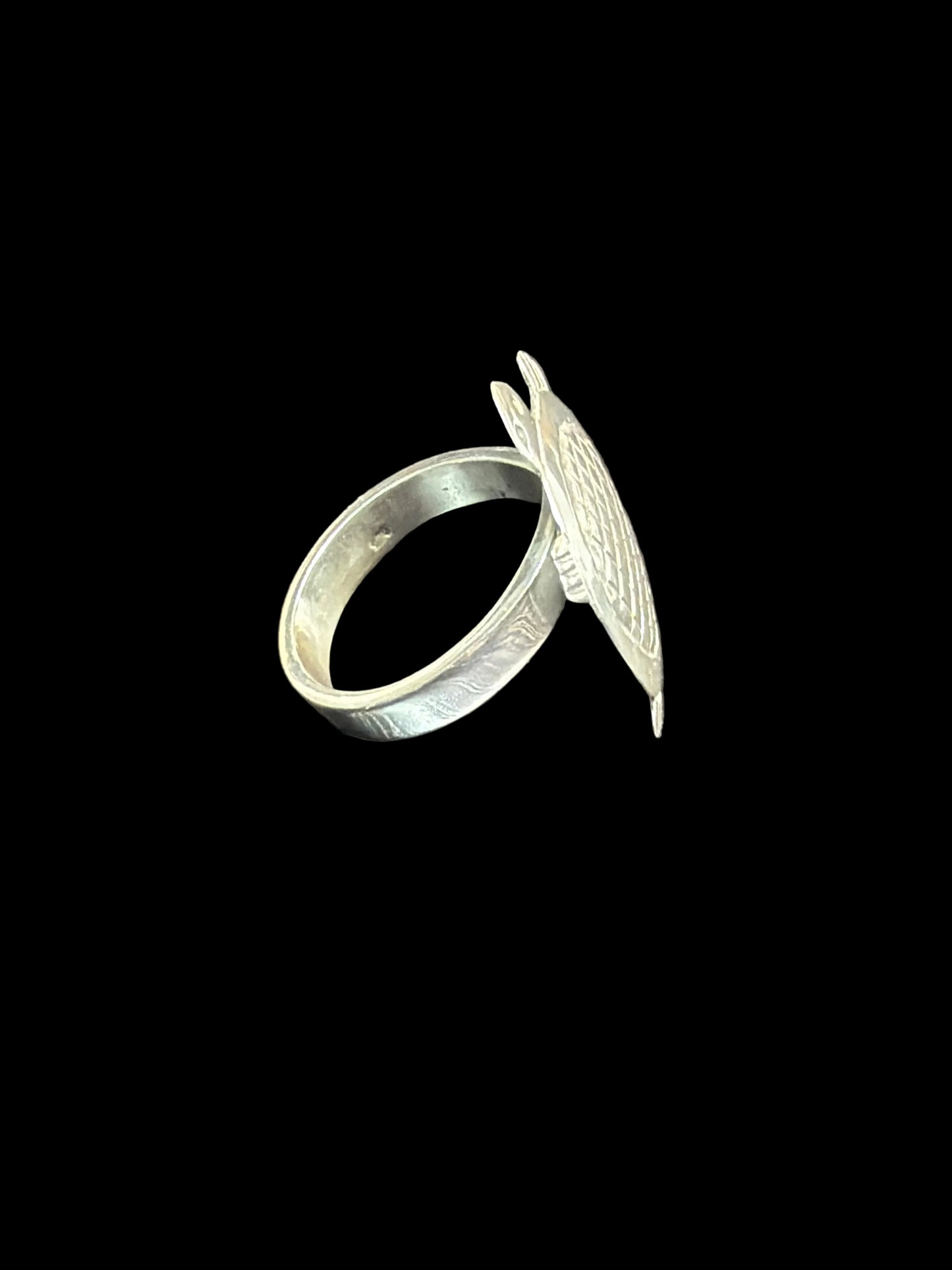 Sterling Turtle Ring - Adjustable