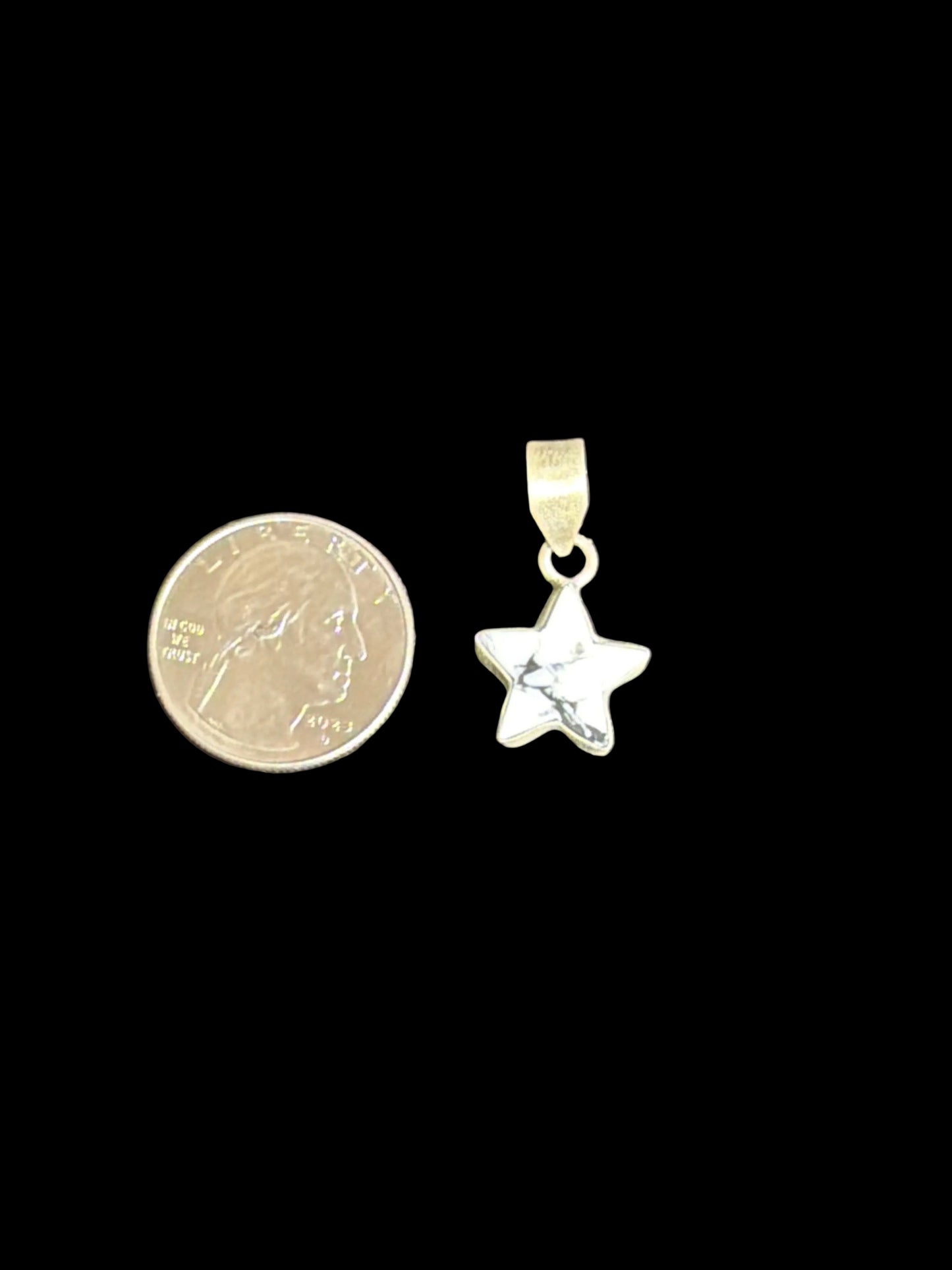Petite White Buffalo Star Pendant