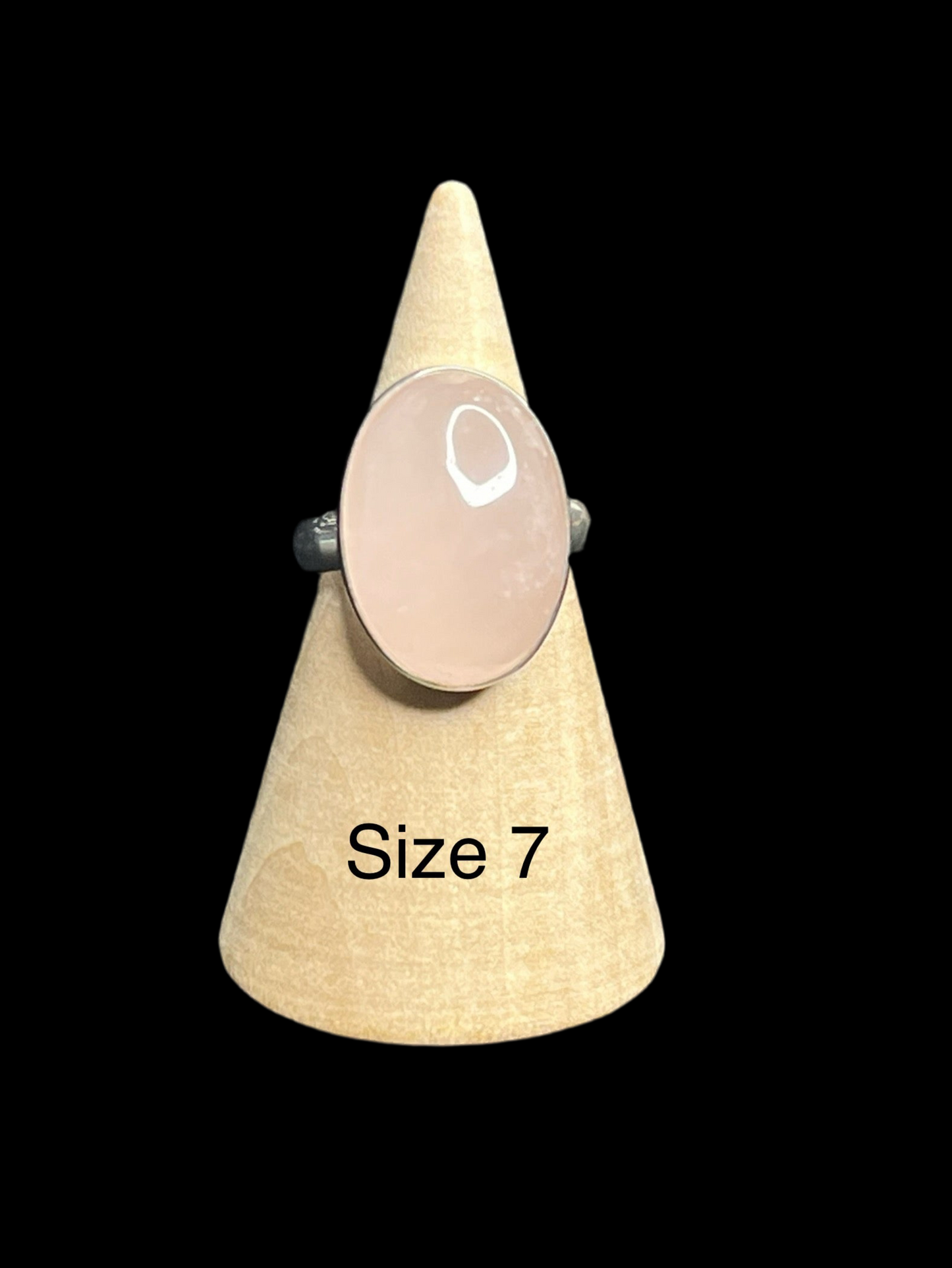 Rose Quartz Sterling Silver Rings