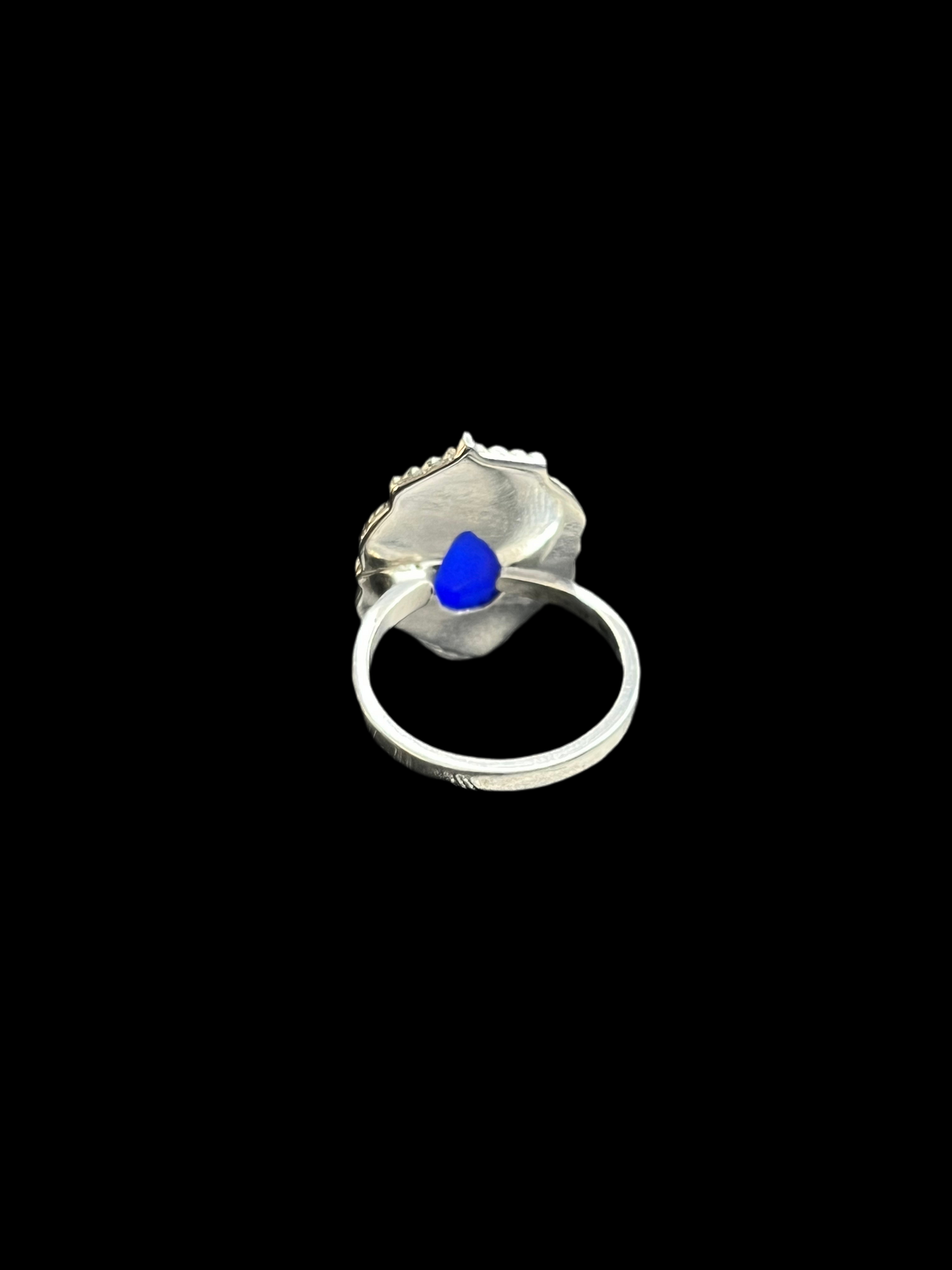 Faceted Aurora Opal Ring - Adjustable