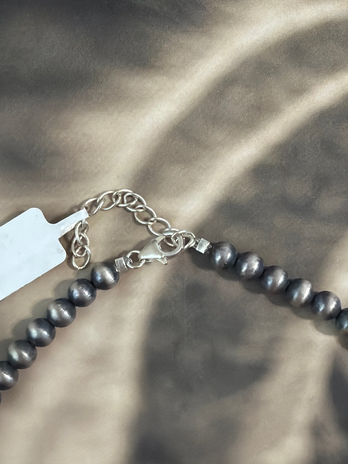 6mm Machine Made Sterling Pearl Necklace