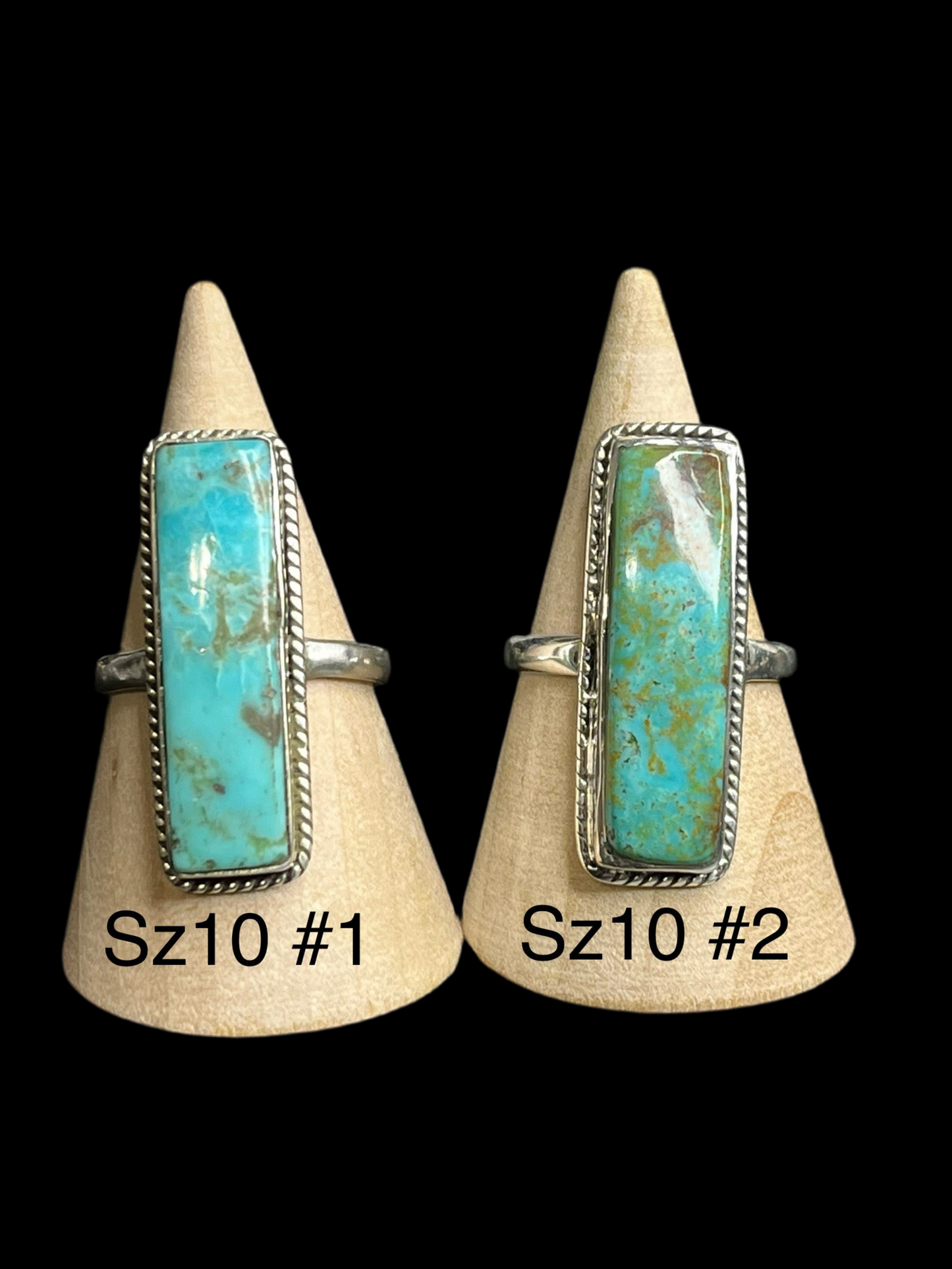 Arizona Turquoise Bar Rings - sizes 5-12