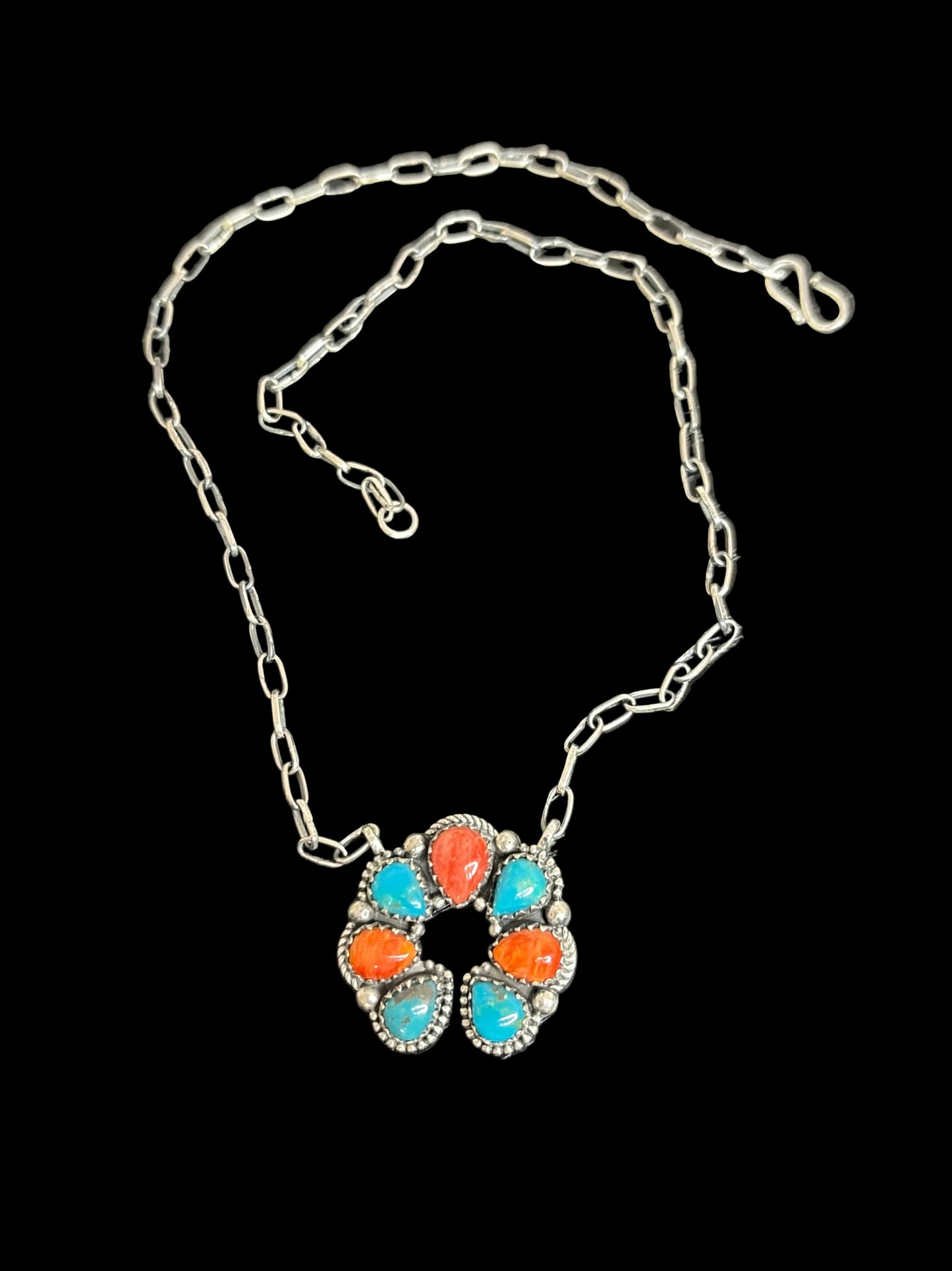 Handcrafted Spiny & Kingman Turquoise Necklace