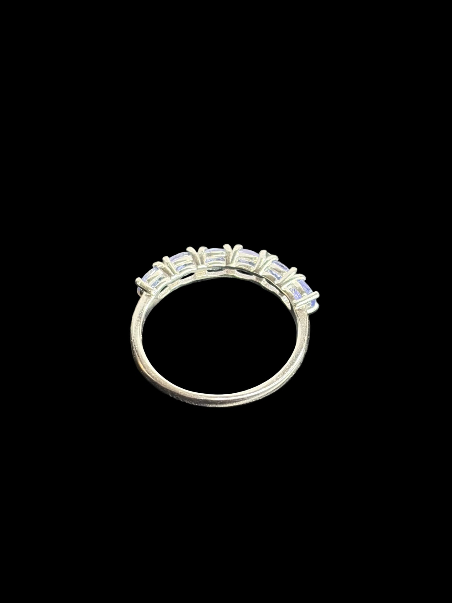 Natural Tanzanite Multi-Stone Band - size 7.5
