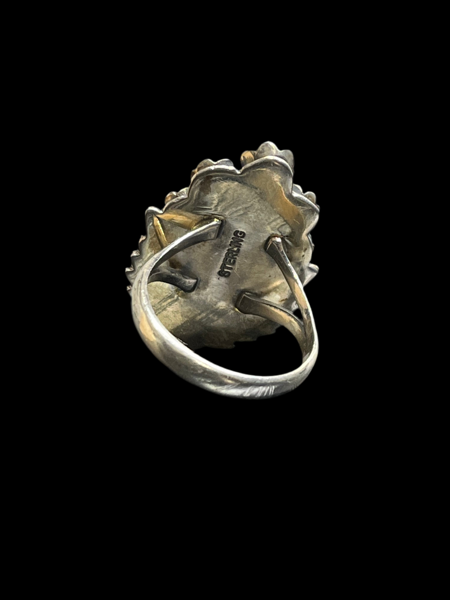 Handcrafted Lapis Lazuli Ring - size 10