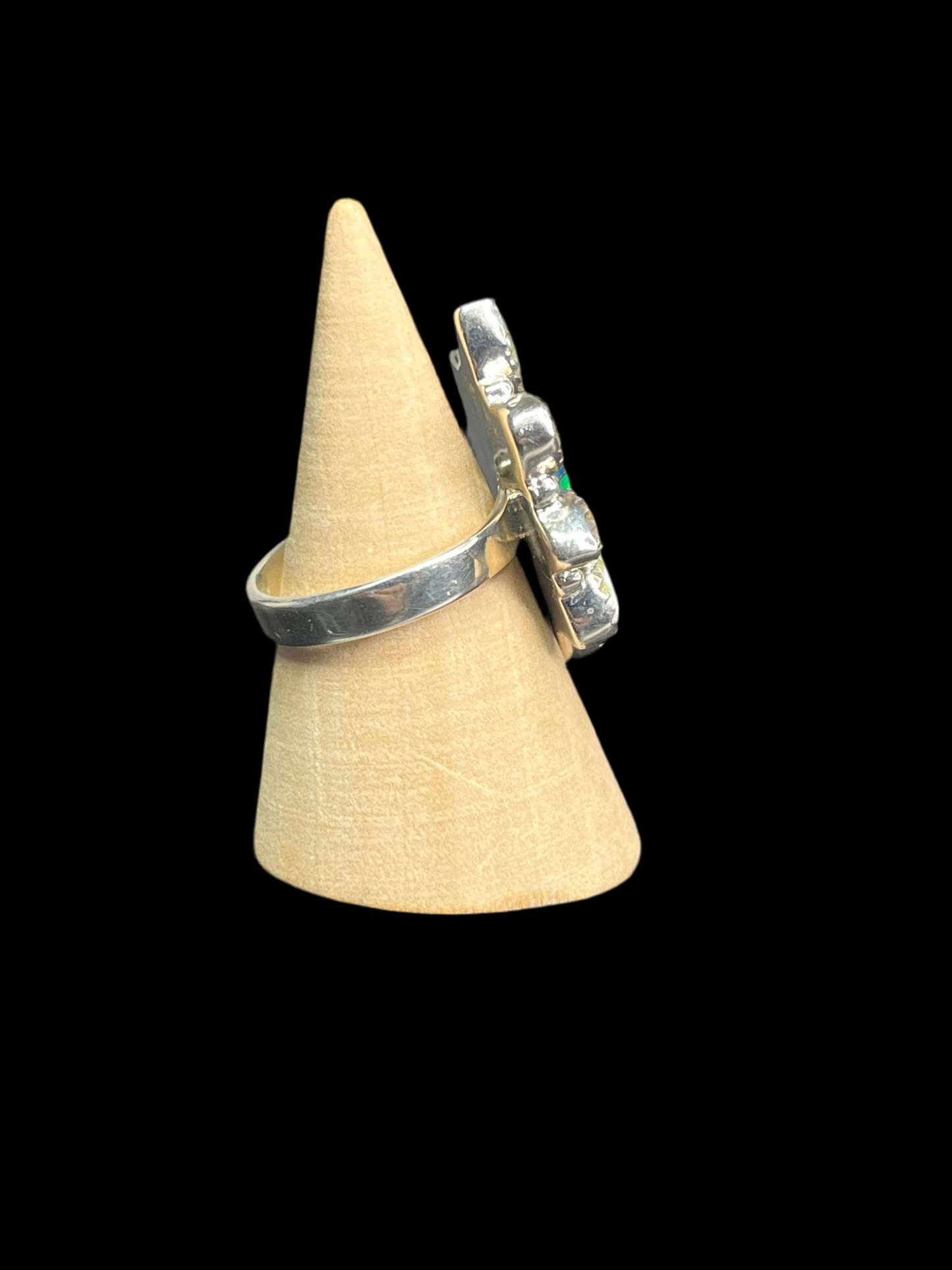 Palomino Variscite & Copper Turquoise Statement Ring - Adjustable