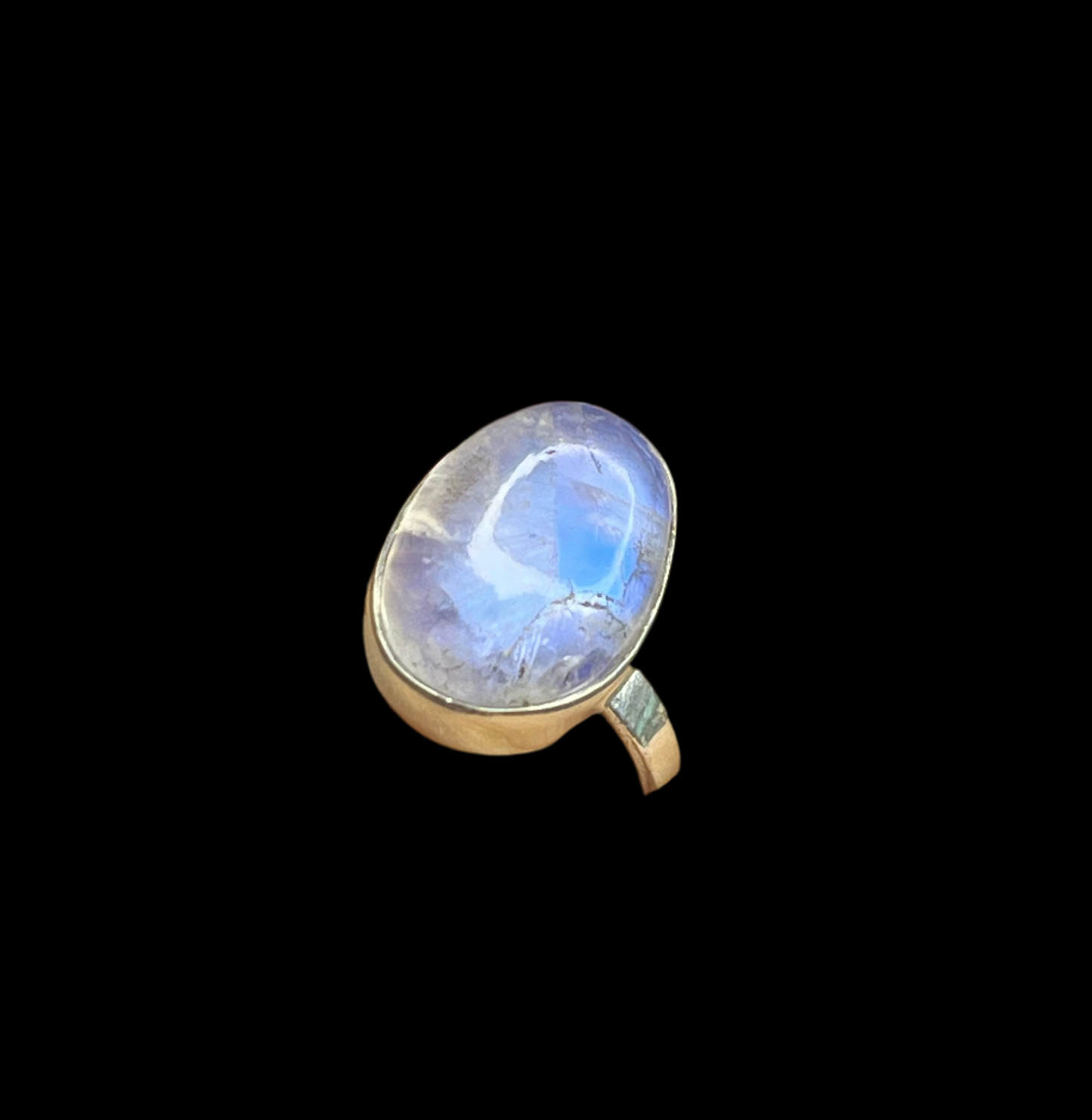 Purple Moonstone Sterling Silver Ring - Size 10 *see description*