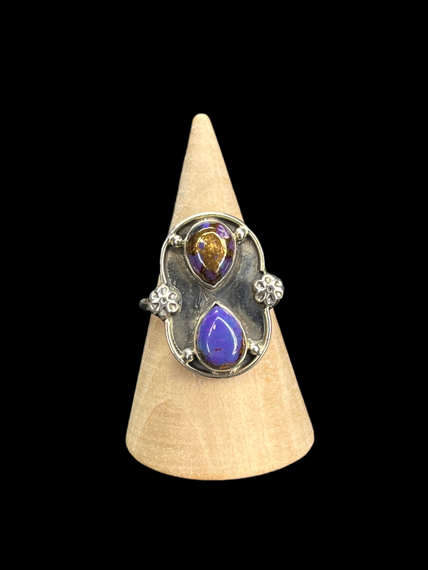 Southwest Dahlia Rings - size 9