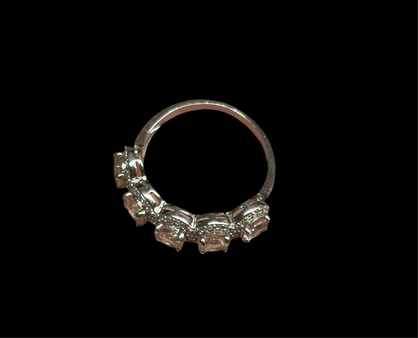 Morganite Ring - size 8.5