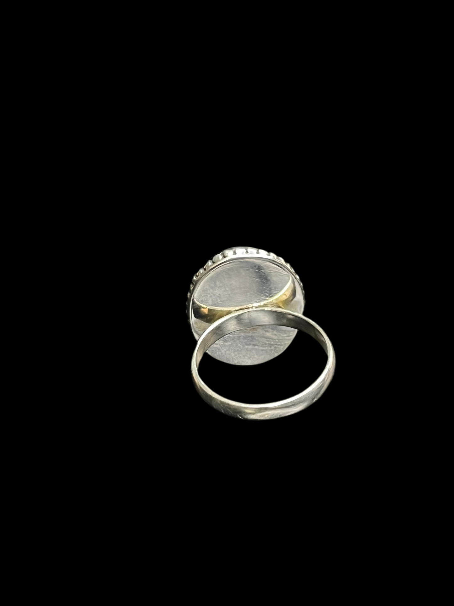 Honey Dahlia Sterling Silver Ring - size 7