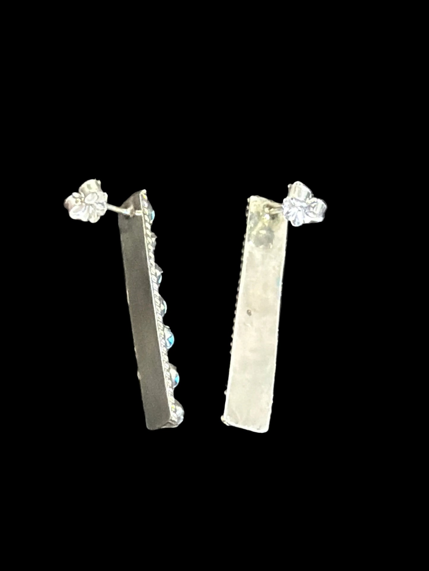 Zuni 7-Stone Turquoise Earrings