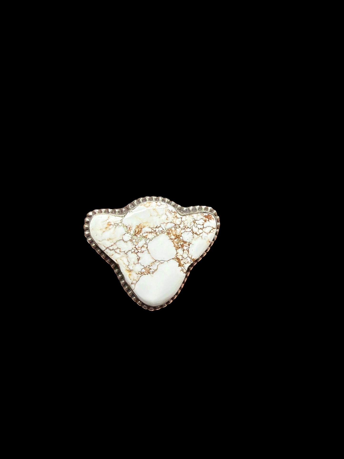 Wild Horse Jasper Cow Head Rings