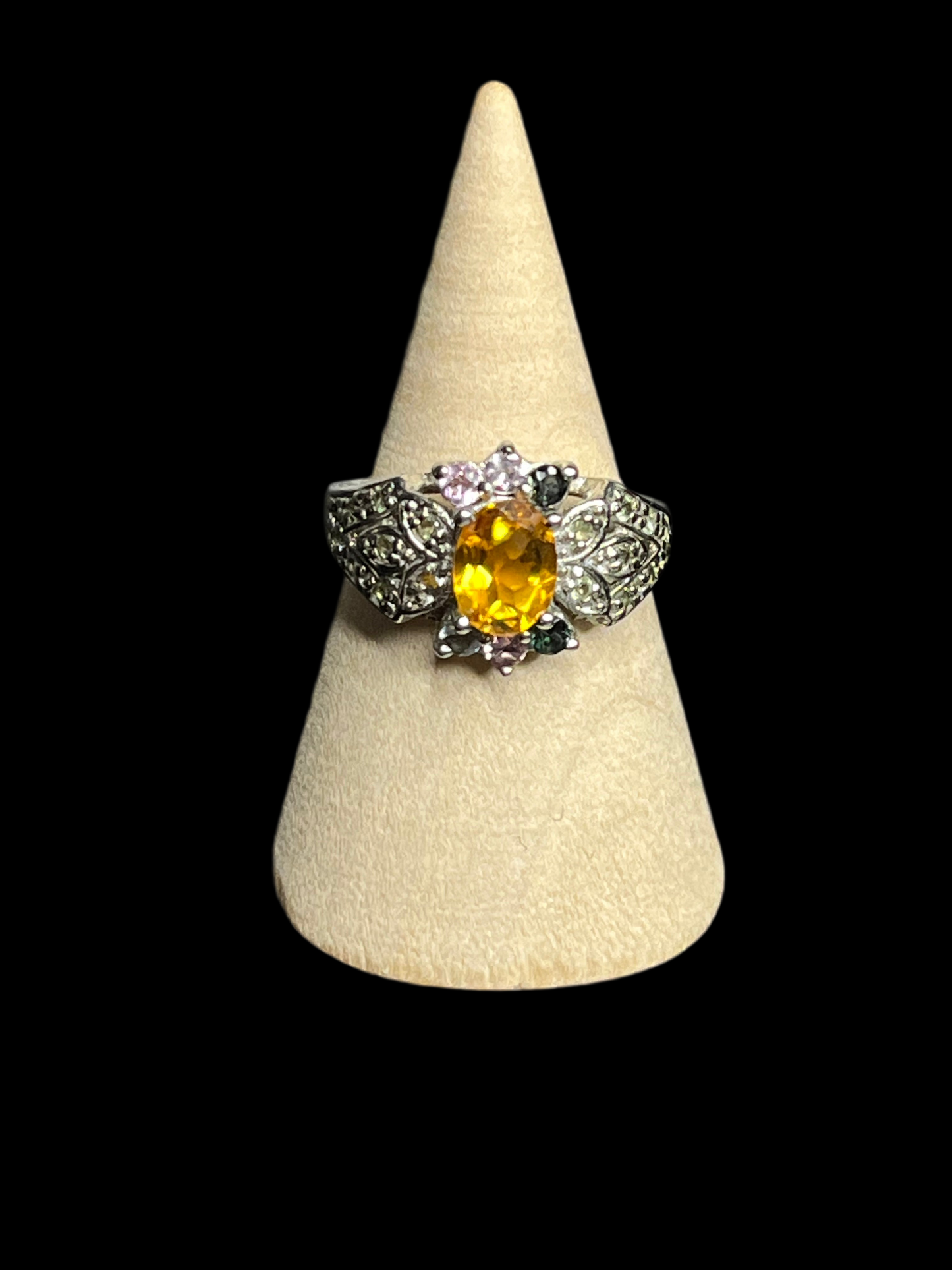 Citrine Sterling Silver Rings