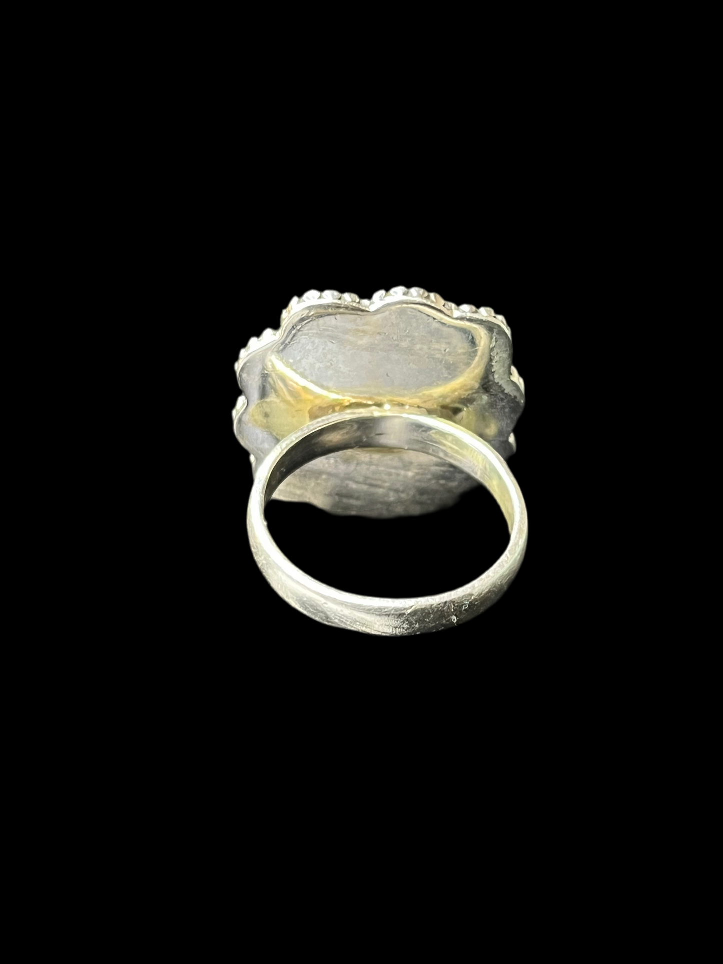 Monarch Opal Sterling Silver Ring - size 7