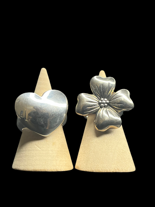 Electroform Sterling Silver Rings