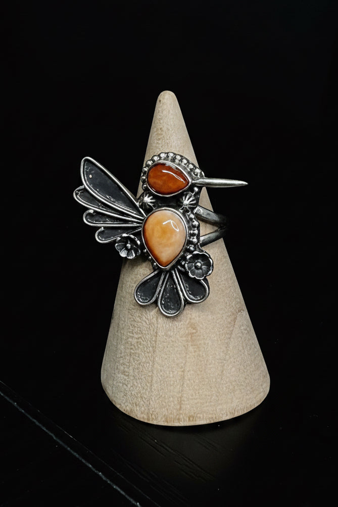 Handcrafted Hummingbird Rings