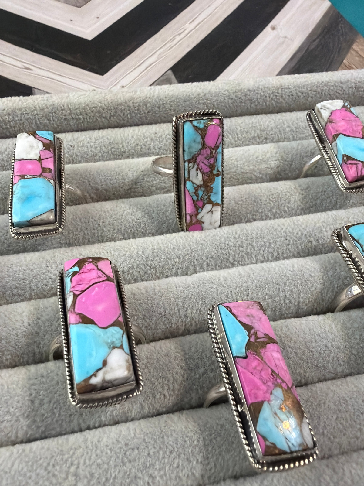 Cotton Candy Bar Rings